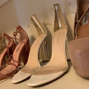 Lola shoetique clear strap heel